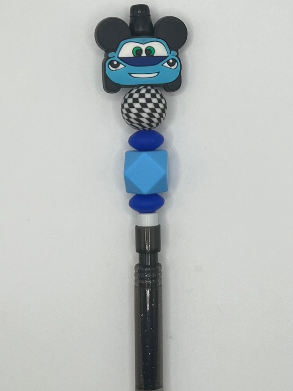 Checkered Blue Raceway Pencil